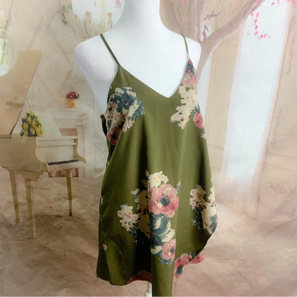 Free People Cascades Dress in Mushroom Combo - Picture 6 of 11